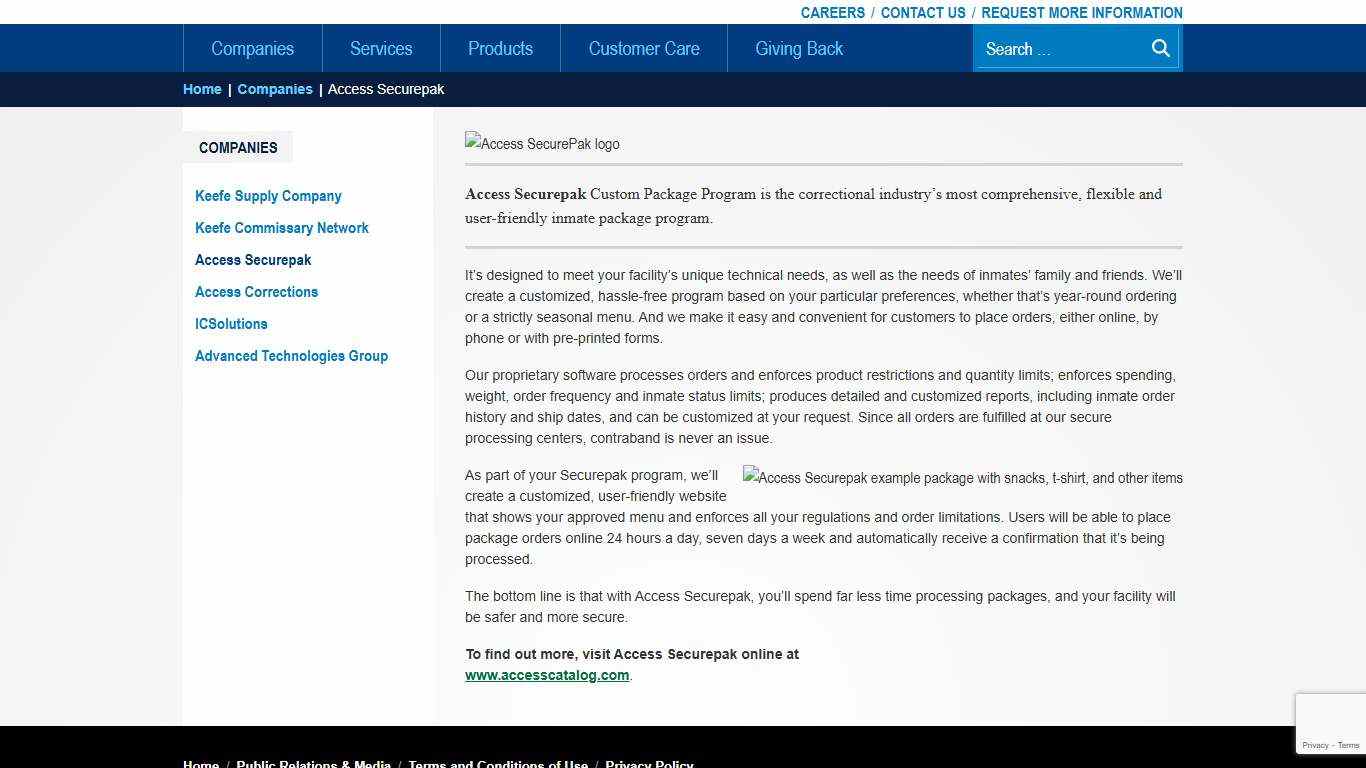 Access Securepak - Keefe Group